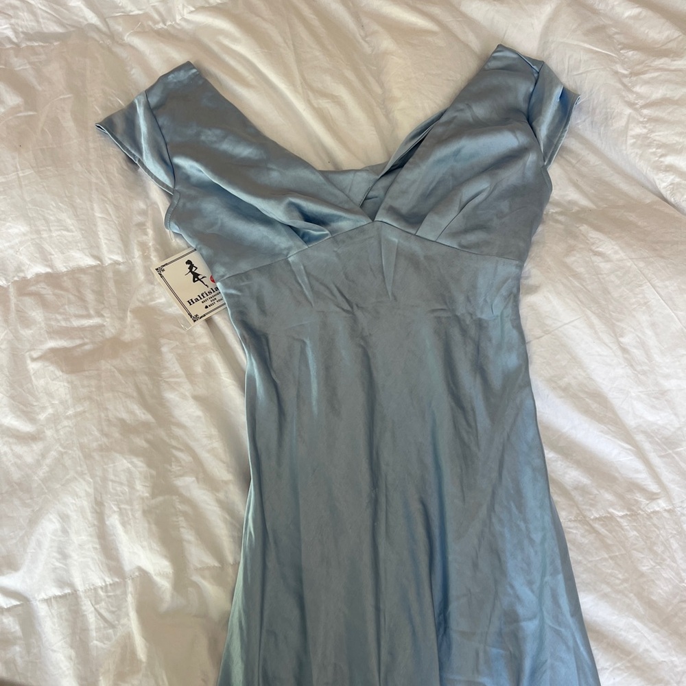 Elegant Light Blue Dress